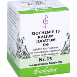 BIOCHEMIE 15 Kalium jodatum D 6 Tabletten 80 St