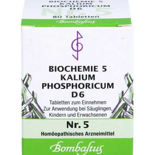 BIOCHEMIE 5 Kalium phosphoricum D 6 Tabletten 80 St