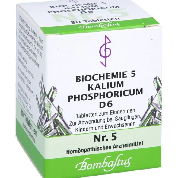 BIOCHEMIE 5 Kalium phosphoricum D 6 Tabletten 80 St