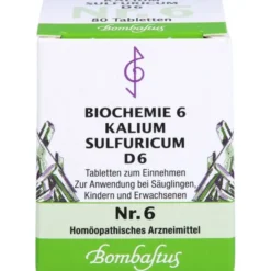 BIOCHEMIE 6 Kalium sulfuricum D 6 Tabletten 80 St