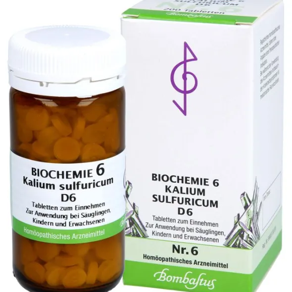 BIOCHEMIE 6 Kalium sulfuricum D 6 Tabletten 200 St