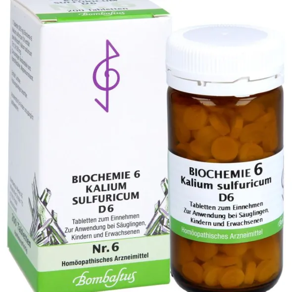 BIOCHEMIE 6 Kalium sulfuricum D 6 Tabletten 200 St