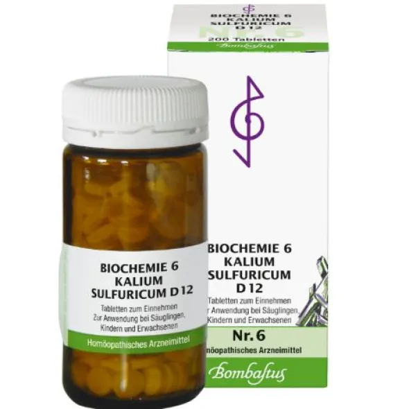 BIOCHEMIE 6 Kalium sulfuricum D 12 Tabletten 200 St