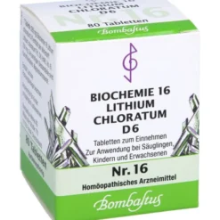 BIOCHEMIE 16 Lithium chloratum D 6 Tabletten 80 St