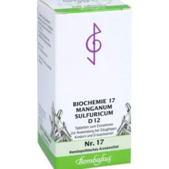 BIOCHEMIE 17 Manganum sulfuricum D 12 Tabletten 200 St