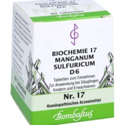 BIOCHEMIE 17 Manganum sulfuricum D 6 Tabletten 80 St