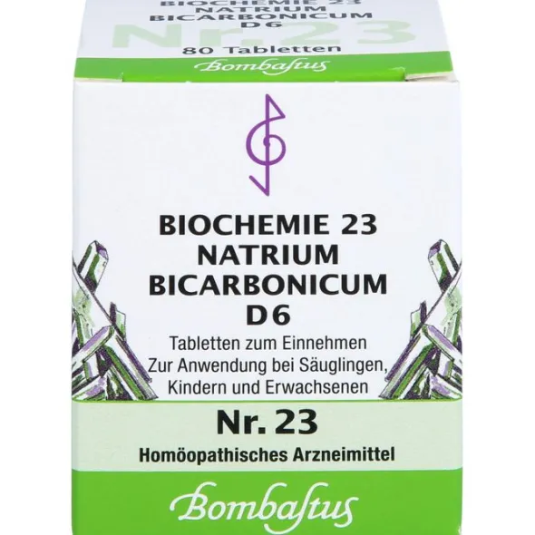 BIOCHEMIE 23 Natrium bicarbonicum D 6 Tabletten 80 St
