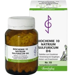BIOCHEMIE 10 Natrium sulfuricum D 6 Tabletten 500 St