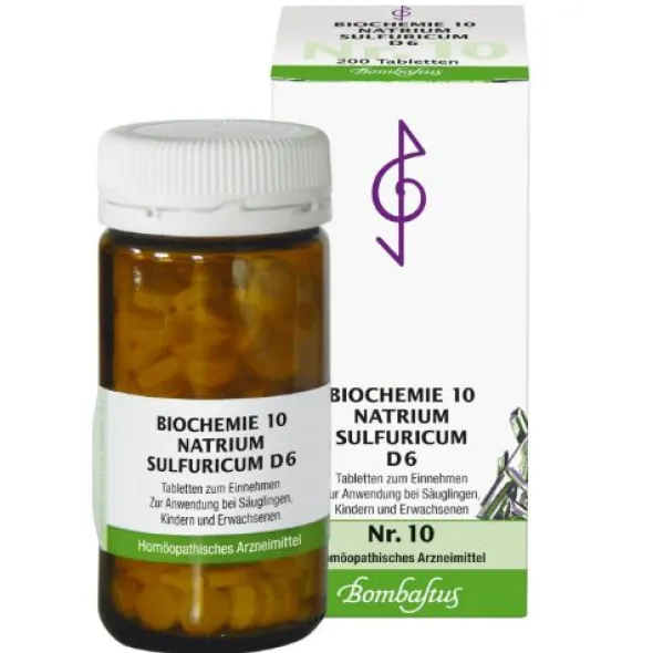 BIOCHEMIE 10 Natrium sulfuricum D 6 Tabletten 200 St