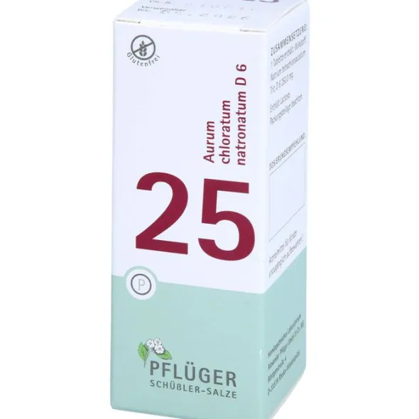 BIOCHEMIE Pflüger 25 Aurum chlorat.natron.D 6 Tab. 100 St