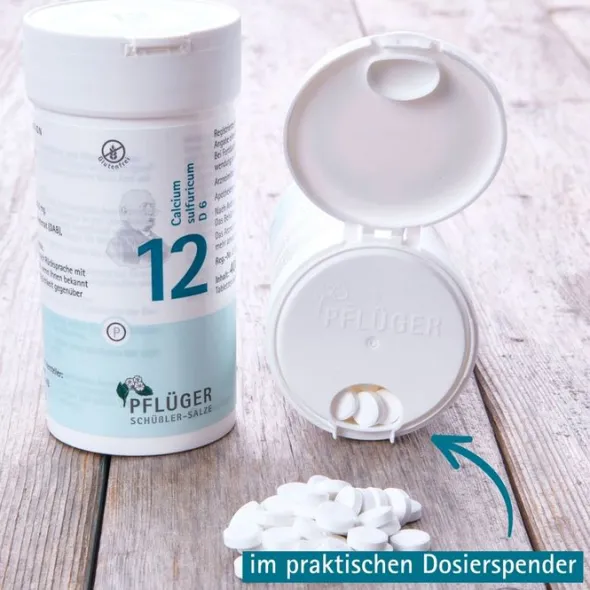 BIOCHEMIE Pflüger 12 Calcium sulfuricum D 6 Tabl. 400 St
