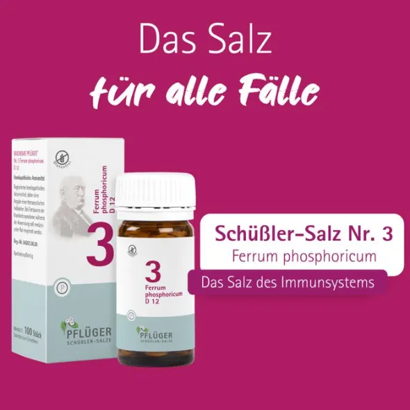 BIOCHEMIE Pflüger 3 Ferrum phosphoricum D 12 Tabl. 100 St