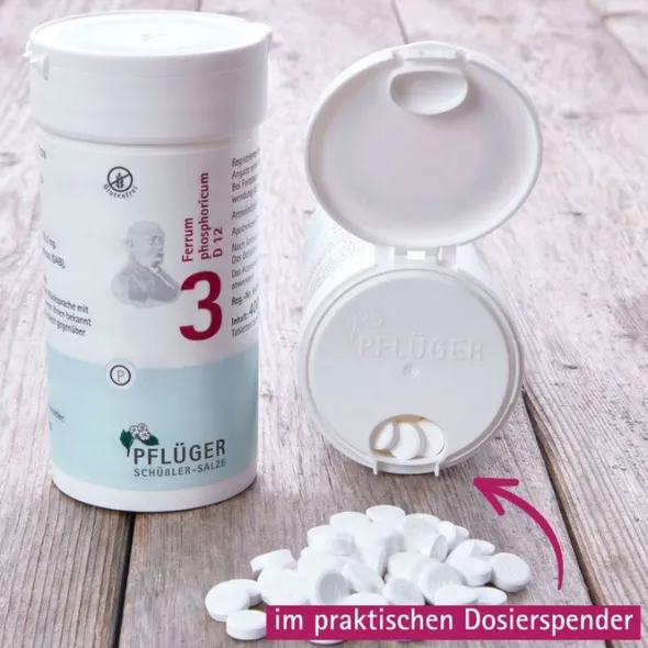 BIOCHEMIE Pflüger 3 Ferrum phosphoricum D 12 Tabl. 400 St