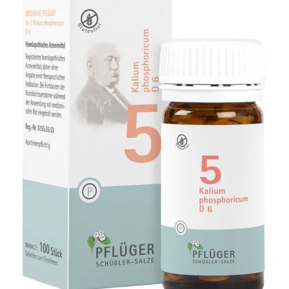 BIOCHEMIE Pflüger 5 Kalium phosphoricum D 6 Tabl. 100 St