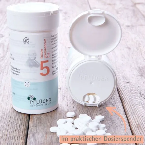 BIOCHEMIE Pflüger 5 Kalium phosphoricum D 6 Tabl. 400 St