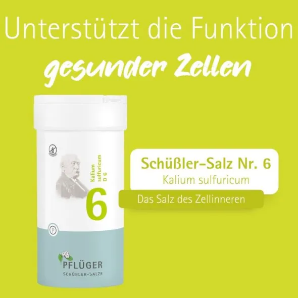 BIOCHEMIE Pflüger 6 Kalium sulfuricum D 6 Tabl. 400 St