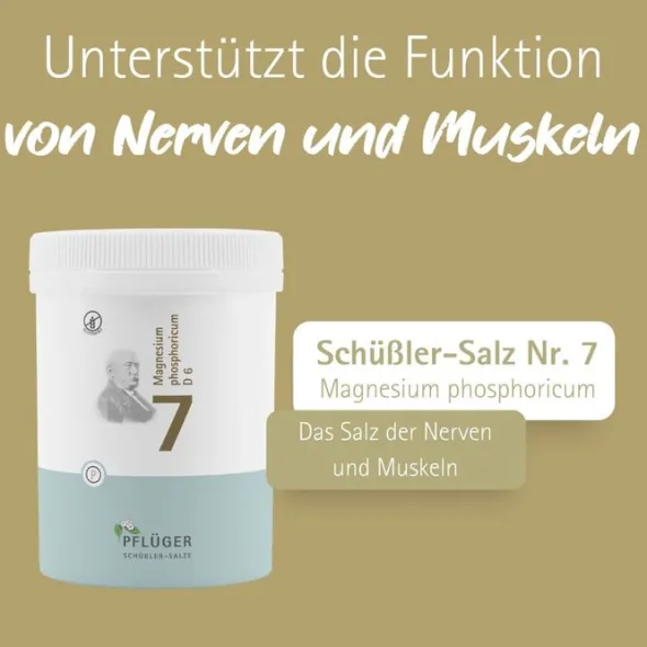 BIOCHEMIE Pflüger 7 Magnesium phosphoricum D 6 Tab 1000 St