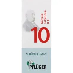 BIOCHEMIE Pflüger 10 Natrium sulfuricum D 6 Tabl. 400 St