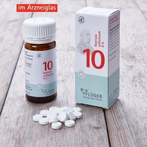 BIOCHEMIE Pflüger 10 Natrium sulfuricum D 6 Tabl. 100 St