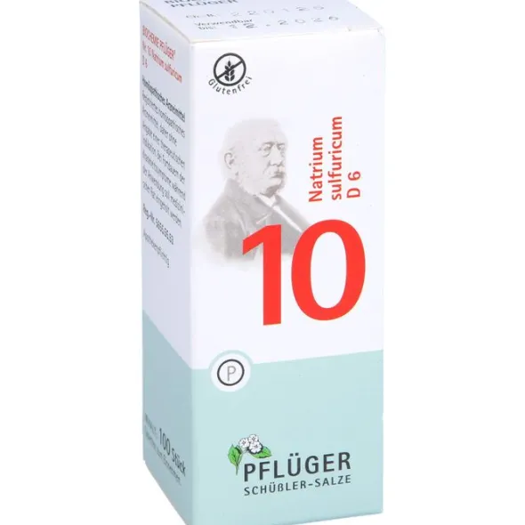 BIOCHEMIE Pflüger 10 Natrium sulfuricum D 6 Tabl. 100 St