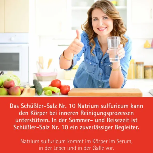 BIOCHEMIE Pflüger 10 Natrium sulfuricum D 6 Tabl. 100 St