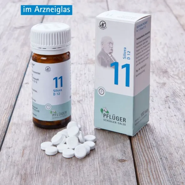 BIOCHEMIE Pflüger 11 Silicea D 12 Tabletten 100 St