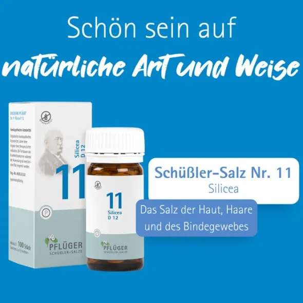 BIOCHEMIE Pflüger 11 Silicea D 12 Tabletten 100 St