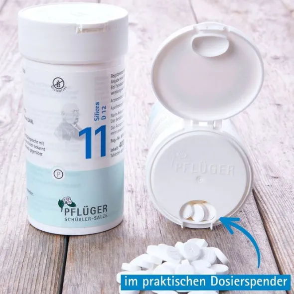BIOCHEMIE Pflüger 11 Silicea D 12 Tabletten 400 St