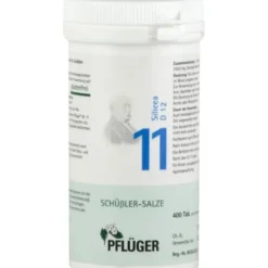 BIOCHEMIE Pflüger 11 Silicea D 12 Tabletten 400 St