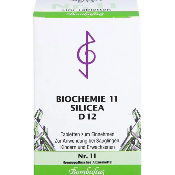 BIOCHEMIE 11 Silicea D 12 Tabletten 500 St