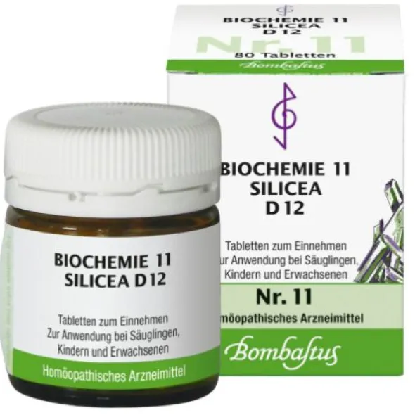 BIOCHEMIE 11 Silicea D 12 Tabletten 80 St