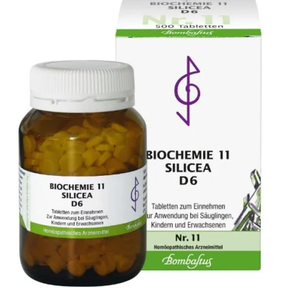 BIOCHEMIE 11 Silicea D 6 Tabletten 500 St