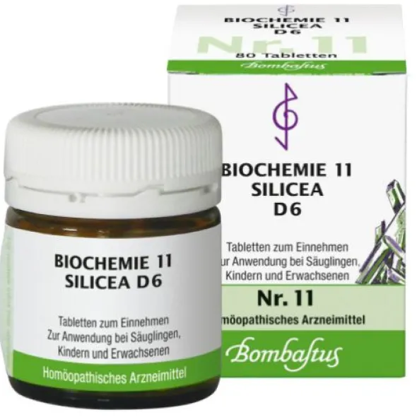 BIOCHEMIE 11 Silicea D 6 Tabletten 80 St