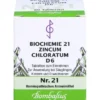 BIOCHEMIE 21 Zincum chloratum D 6 Tabletten 80 St
