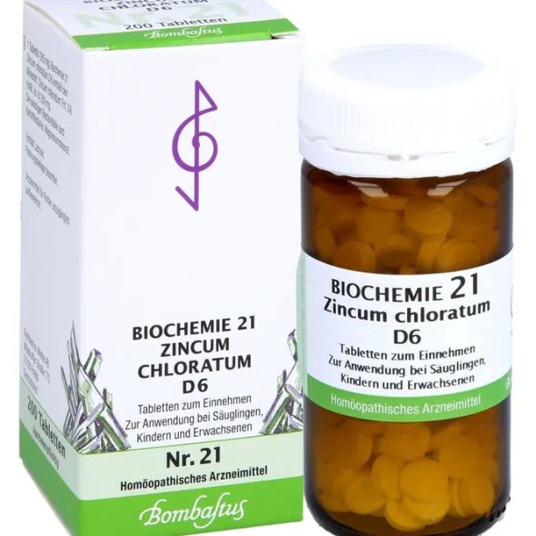 BIOCHEMIE 21 Zincum chloratum D 6 Tabletten 200 St