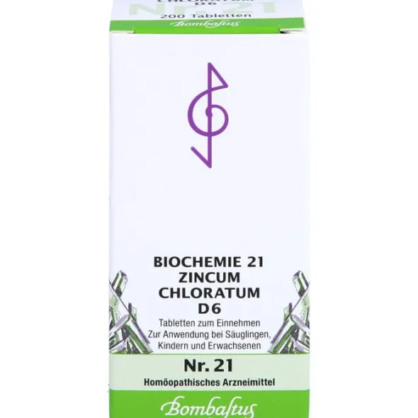BIOCHEMIE 21 Zincum chloratum D 6 Tabletten 200 St