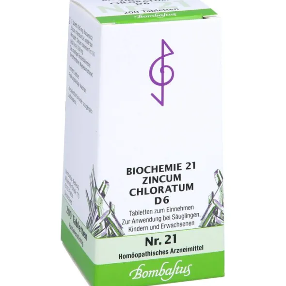 BIOCHEMIE 21 Zincum chloratum D 6 Tabletten 200 St