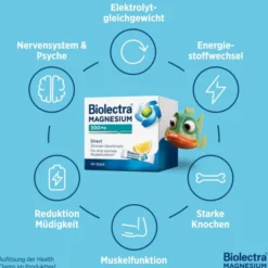 BIOLECTRA Magnesium 300 mg Direct Zitrone Sticks 60 St