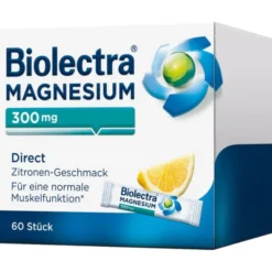 BIOLECTRA Magnesium 300 mg Direct Zitrone Sticks 60 St