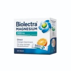 BIOLECTRA Magnesium 300 mg Direct Orange Sticks 20 St