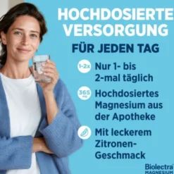 BIOLECTRA Magnesium 365 mg fortissimum Zitrone 40 St