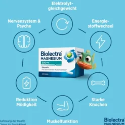 BIOLECTRA Magnesium 300 mg Kapseln 20 St