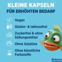 BIOLECTRA Magnesium 300 mg Kapseln 100 St