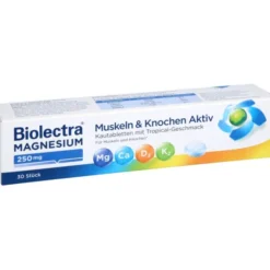 BIOLECTRA Magnesium 250 mg Muskeln & Kno.Aktiv KTA 30 St
