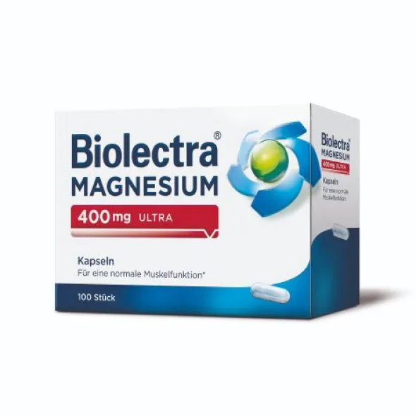 BIOLECTRA Magnesium 400 mg ultra Kapseln 100 St