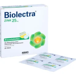 BIOLECTRA Zink Brausetabletten 20 St