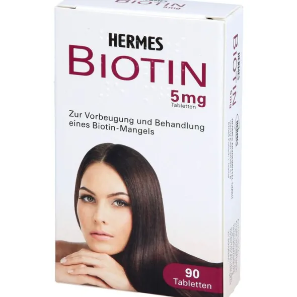 BIOTIN HERMES 5 mg Tabletten 90 St