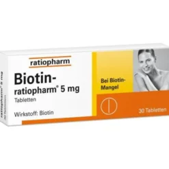 BIOTIN-RATIOPHARM 5 mg Tabletten 30 St