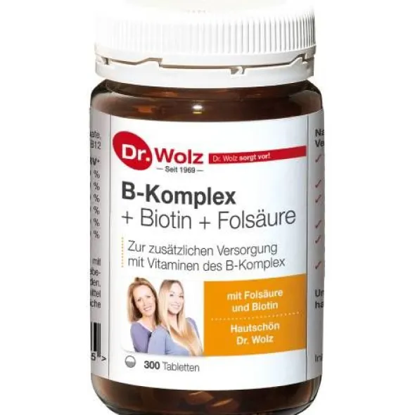 B-KOMPLEX+Biotin+Folsäure Tabletten 300 St