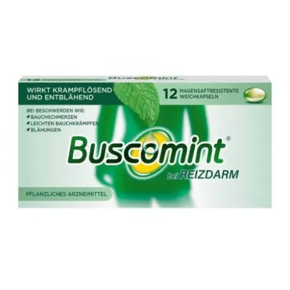 BUSCOMINT bei Reizdarm 0,2 ml magensaftr.Weichkps. 12 St